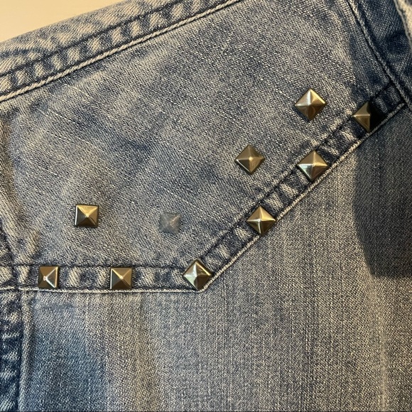 American Eagle Outfitters Denim Shirt Medium - Picture 8 of 8